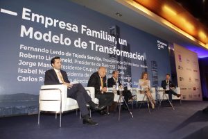 (de izq. a dcha.): Fernando Lerdo de Tejada, Jorge Massa, Carlos Rueda, Isabel Noboa y Roberto Lichtenfeld.