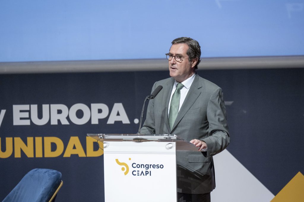 Antonio Garamendi clausura la primera mañana del VI Congreso CEAPI: “el mundo empresarial español demanda a Europa un espacio de reconocimiento”